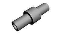 Conn LGH RCP 1 POS Solder ST Cable Mount 1 Terminal 1 Port
