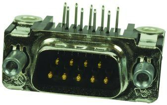 Conn D-Subminiature PIN 9 POS 2.74mm Solder RA Thru-Hole 9 Terminal 1 Port