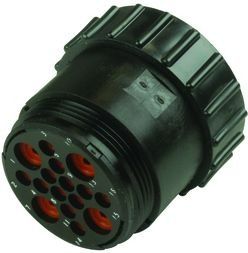 Conn CPC PIN 16 POS ST Cable Mount 16 Terminal 1 Port
