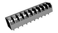 Conn Barrier Strip 10 POS 6.35mm Screw ST Cable Mount