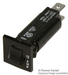 Circuit Breaker Thermal 1Pole 12A 250VAC/32VDC