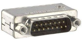 Conn Filtered D-Sub Adapter PIN/SKT 15/15 POS ST Panel Mount 1 Port