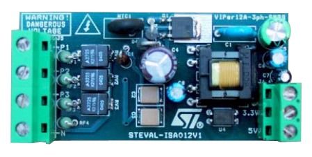 Evaluation Board For 3 Phase Power Supply With Viper And Power MOSFETs