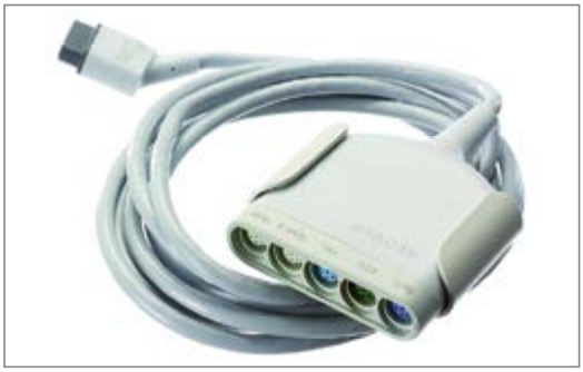 Мультипараметрический кабель NeoMed Pod, для ECG, частота дыхания, SpO2, темп., и FiO2, 2,5 м ,Drager