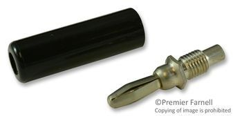 Conn Banana PL 1 POS Solder ST Cable Mount 1 Port