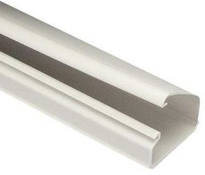 Cable Accessories Single Channel Raceway Polyvinyl Chloride Gray