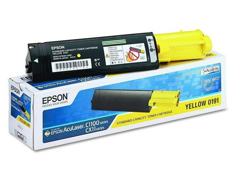 Картридж S050187 для Epson AcuLaser C1100 желтый