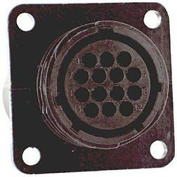 Conn CPC SKT 14 POS Crimp ST Panel Mount 14 Terminal 1 Port