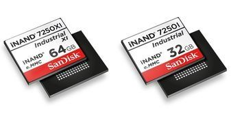 INAND 7250 32GB INDUSTRIAL EXTENDED TEMP -40C+85C EMMC 5.1 HS400