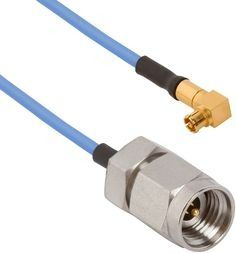 SMPM Female R/A to 2.92mm Male Cable Assembly for .047 Cable (OAL 24")