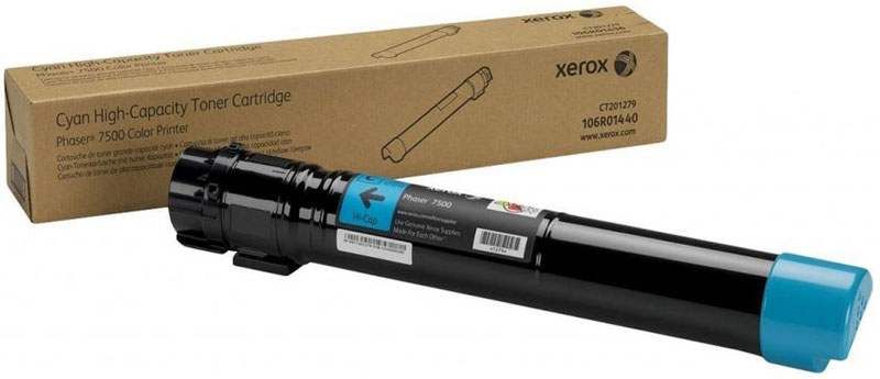 Картридж 106R01440 для Xerox Phaser 7500 голубой