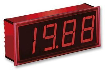 DC Voltmeter LED 14.2mm ±2VDC 3.5DIGIT Panel Mount