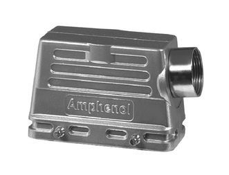 Connector Accessories Low Profile Hood Side Entry