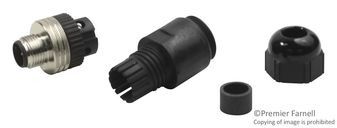 Conn Micro-C M 4 POS Screw ST Cable Mount 4 Terminal 1 Port