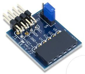 AD7991 4-Channel 12-Bit Analog to Digital Converter Adaptor Board