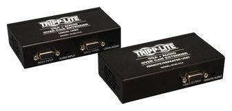 VGA + AUDIO OVER CAT5 EXT REPEATER TRANSMITTER TRANSCEIVER