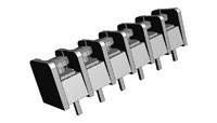 Conn Barrier Strip 6 POS 8.26mm Screw ST Cable Mount 25A/Contact