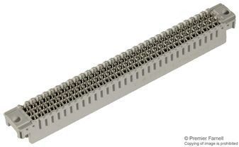 Conn DIN 41612 RCP 96 POS 2.54mm Solder ST Thru-Hole
