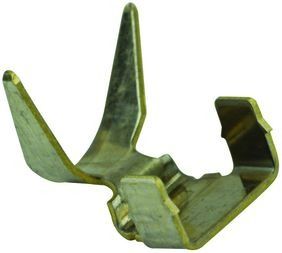 Connector Accessories Modular Plug Strain Relief Without Retention Hole Brass Tin Finish