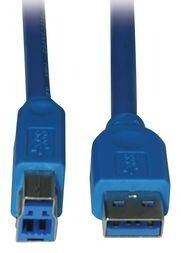 15FT USB 3.0 SUPERSPEED DEVICE CABLE 5 GBPS A MALE TO B MALE