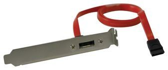2FT SATA TO ESATA TRANSITION CABLE 7PIN MALE / 7PIN MALE 2"