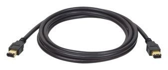 6FT FIREWIRE CABLE IEEE 1394 6PIN/6PIN GOLD PLTD CONNECTORS