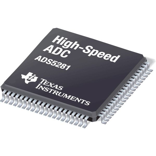 ADC Octal Pipelined 50Msps 12-bit Serial 80-Pin HTQFP EP Tray