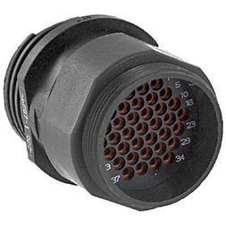 Conn CPC PIN 37 POS Crimp ST Cable Mount 37 Terminal 1 Port