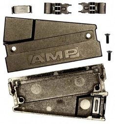 Connector Accessories 68 POS SCSI Backshell Kit Zinc Nickel Over Copper Finish Individual