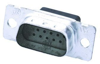 Conn High Density D-Sub PIN 15 POS Crimp ST Panel Mount 15 Terminal 1 Port