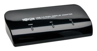 USB 3.0 TO DVI AND HDMI DUAL MONITOR VIDEO DISPLAY ADAPTER