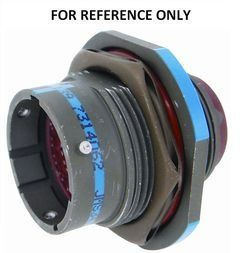 CONN MIL-DTL-26482 CIRC SKT 30 POS CRMP ST JAM NUT 30TERM