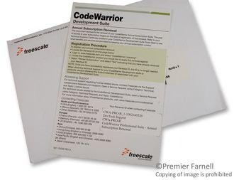 Professional Edition CodeWarrior Development Suite Annual Subscription Renewal