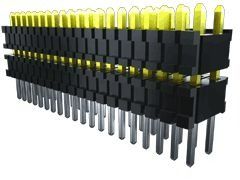 Conn Board Stacker HDR 34 POS 1.27mm Solder ST SMD Tube