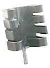 Heat Sink Passive TO-220/TO-262 Vertical Clip/Mounting Tab 26.8°C/W Black Anodized