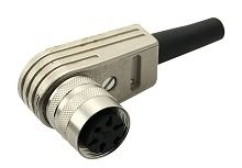 FEMALE CONNECTOR 7 DIN 90
