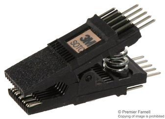 Conn SOIC Test Clip PIN 20 POS Solder ST SMD 1 Port
