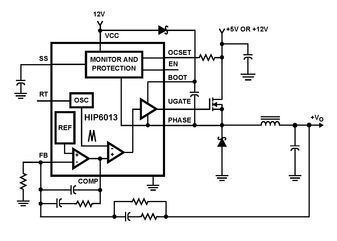 Voltage Mode PWM Controller 1.27V to 12V 500mA 14-Pin SOIC N