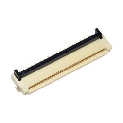 Conn FFC/FPC Connector SKT 40 POS 0.5mm Solder RA SMD T/R
