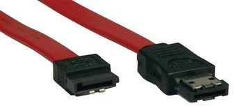 18IN SATA TO ESATA TRANSITION CABLE 7PIN M / 7PIN M 18"