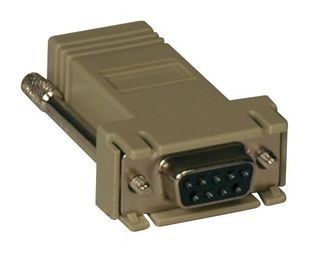 DB9F RJ45 CROSSOVER MODULAR SERIAL ADPTR ETHERNET TO CONSOLE