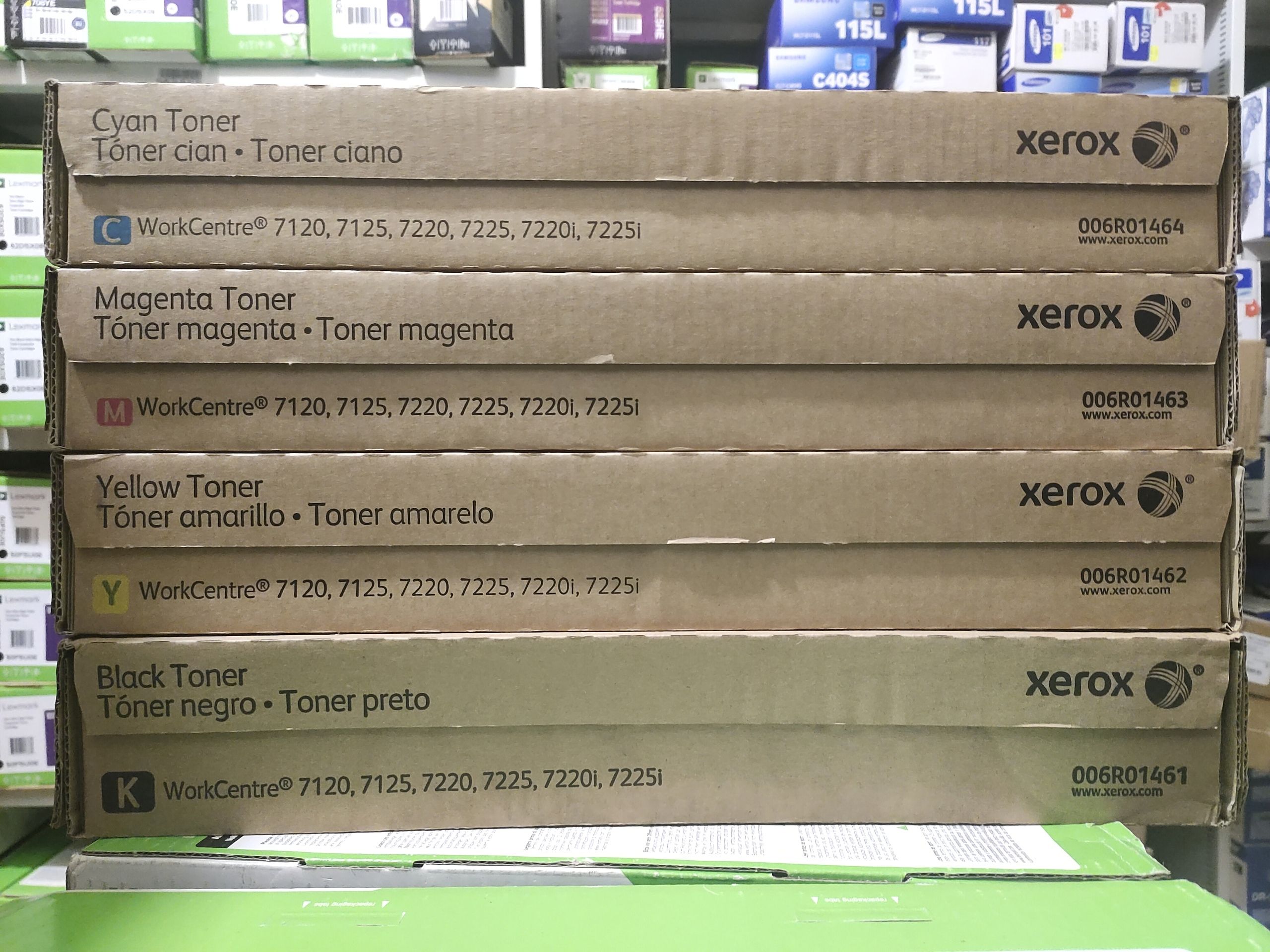 Картридж 006R01461 006R01462 006R01463 006R01464 для Xerox WC 7120/7125 КОМПЛЕКТ