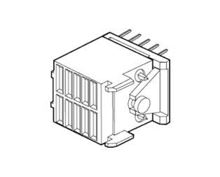 Conn Backplane RCP 10Power POS 2mm Solder ST Thru-Hole Tube
