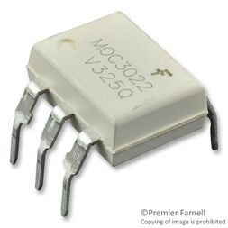 Optocoupler Triac AC-OUT 1-CH 400VDRM 6-Pin PDIP White Bulk