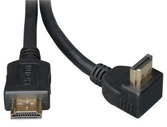 6FT HIGH SPEED HDMI CABLE RT ANGLE CONNECTOR VIDEO AUDIO M/M
