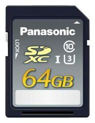 SDXC Card 64GB 1.8V/2.5V/3.3V Industrial Temp