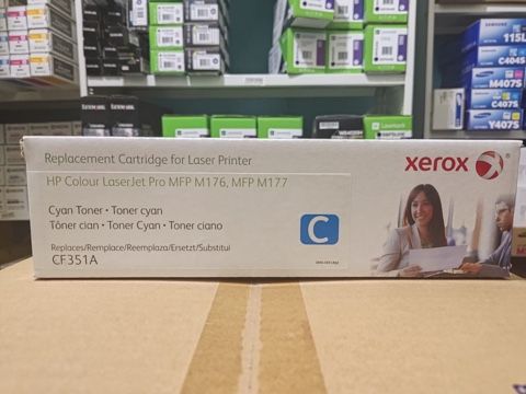 Картридж Xerox 006R03443 для НР CF351A для HP CLJ Pro MFP M176/M153/M177 синий