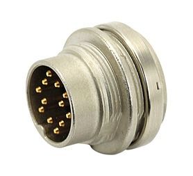 Conn Circular M 3 POS Crimp ST Panel Mount 3 Terminal 1 Port
