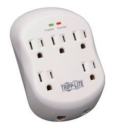 SURGE PROTECTOR WALLMOUNT DIRECT PLUG IN 5 OUT RJ11 1080 JLS