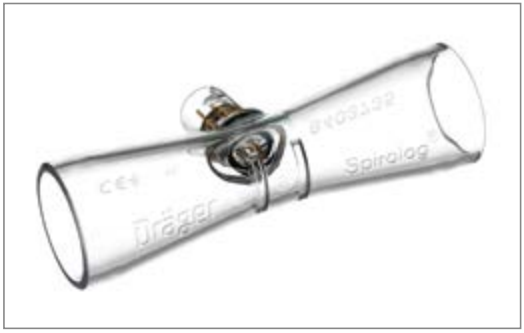 Датчик потока Spirolog, PC/ABS, 5 шт . ,Drager